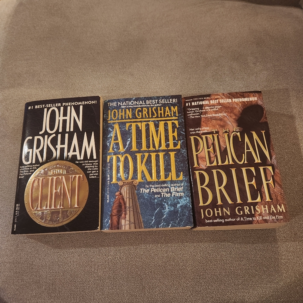 Bundle of 3 John Grisham Paperbacks Books